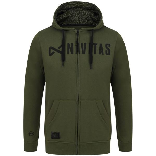 Navitas Mikina Core Zip Hoody Green