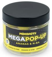 Mikbaits Mega Plovoucí Fluo Boilie Ananas N-BA 300 ml 25 mm