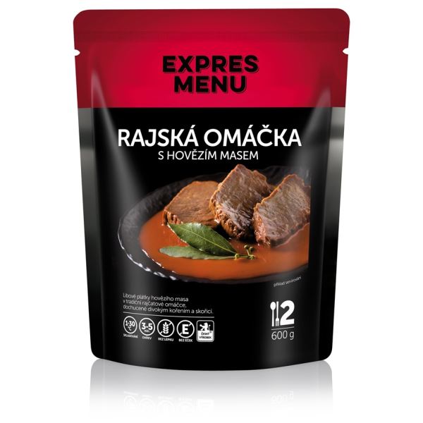 Expres Menu Rajská Omáčka S Hovězím 600 g