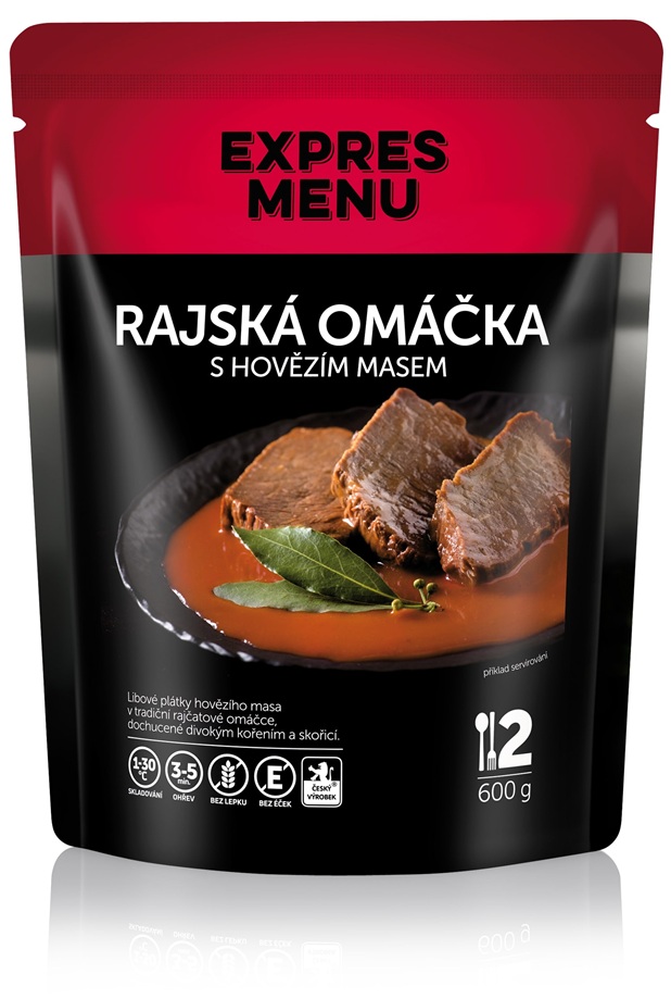 Levně Expres menu rajská omáčka s hovězím 600 g