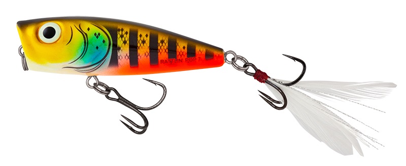 Levně Salmo wobler rattlin pop floating hot gill 7 cm