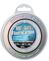Savage Gear Návazcový Vlasec Soft Fluorocarbon Čirá