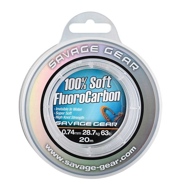 Savage Gear Návazcový Vlasec Soft Fluorocarbon Čirá