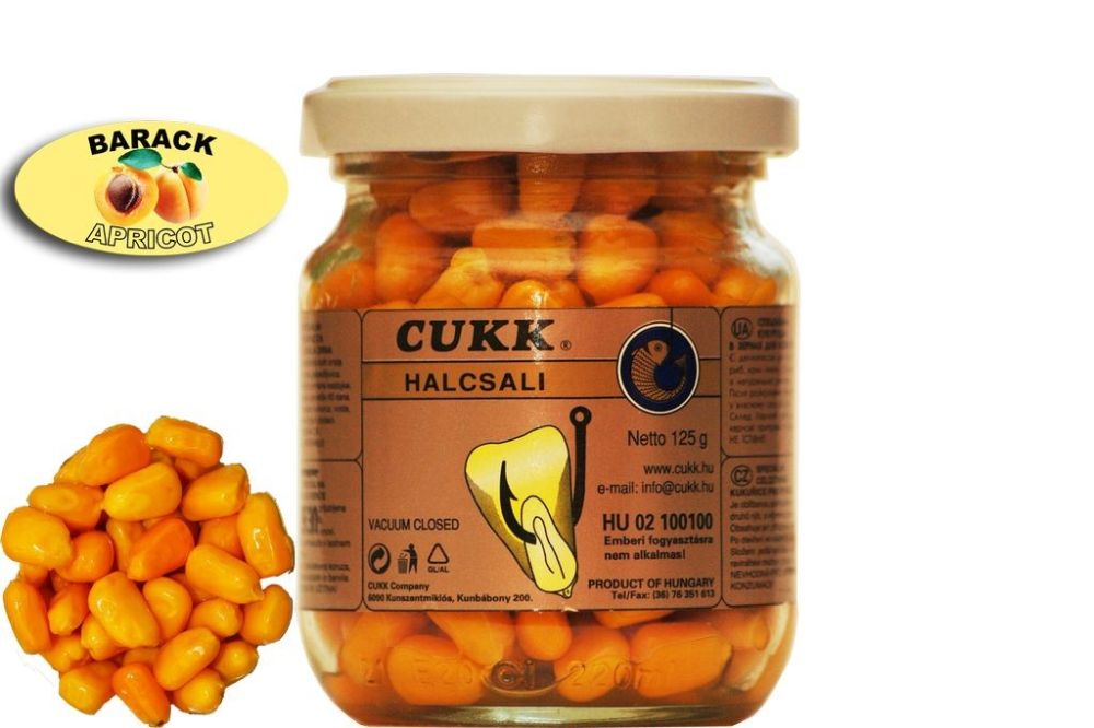 Cukk kukuřice bez nálevu 220 ml - meruňka