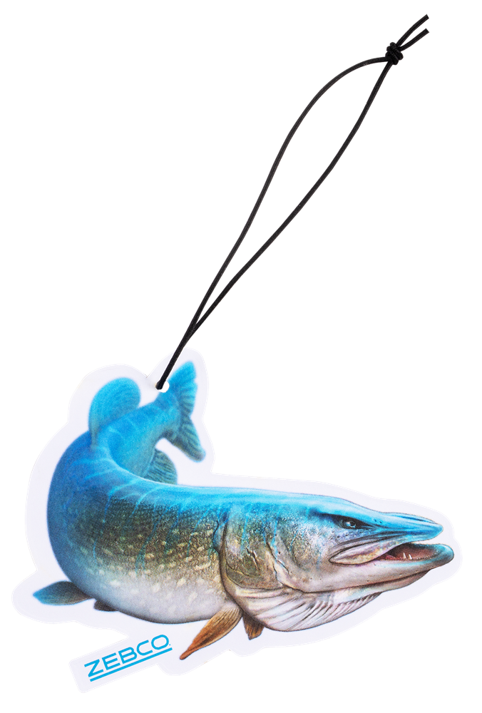 Zebco vůně do auta target fish air freshener pike štika