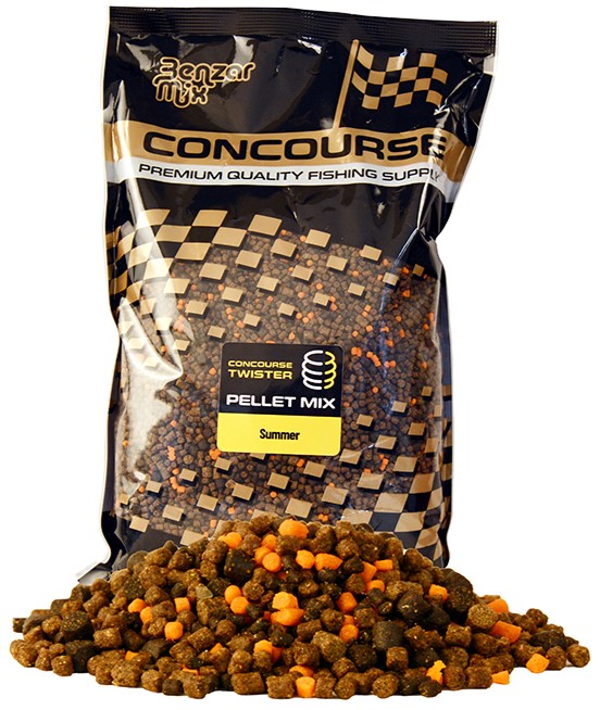 Levně Benzar mix mikro pelety concourse twister pellet mix 2 a 4 mm 800 g - letní mix pellet