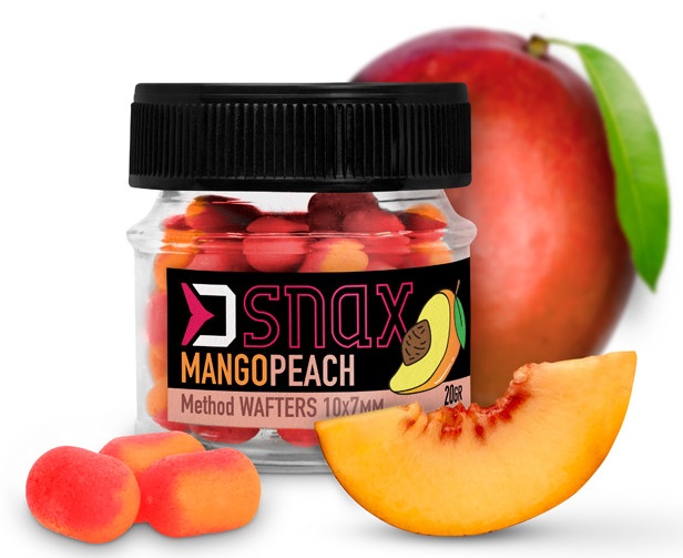 Levně Delphin nástraha d snax waft - mango broskev 20 g - 7x5,5 mm