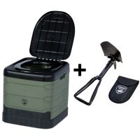 Giants Fishing Skládací Přenosná Toaleta Folding Toilet X-Large + Skládací Lopatka Zdarma