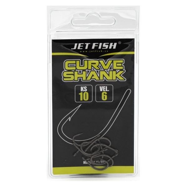 Jet Fish Háčky Curve Shank 10 ks