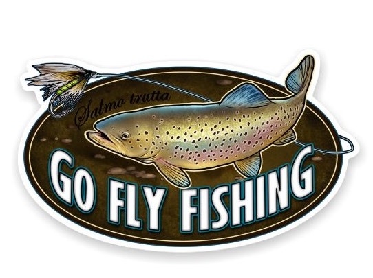 Levně 4anglersdesign samolepka 19 go fly fishing