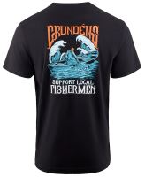 Grundéns Tričko Support Fishermen SS T-Shirt Black Grundéns Tričko Support Fishermen SS T-Shirt Black