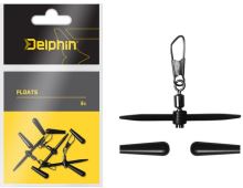 Delphin Průjezd Obratlík Průjezdný S Karabinkou FloatS 3 ks