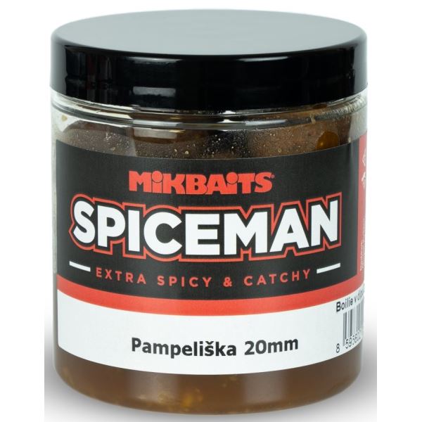 Mikbaits Boilie V Dipu Spiceman Pampeliška 250 ml