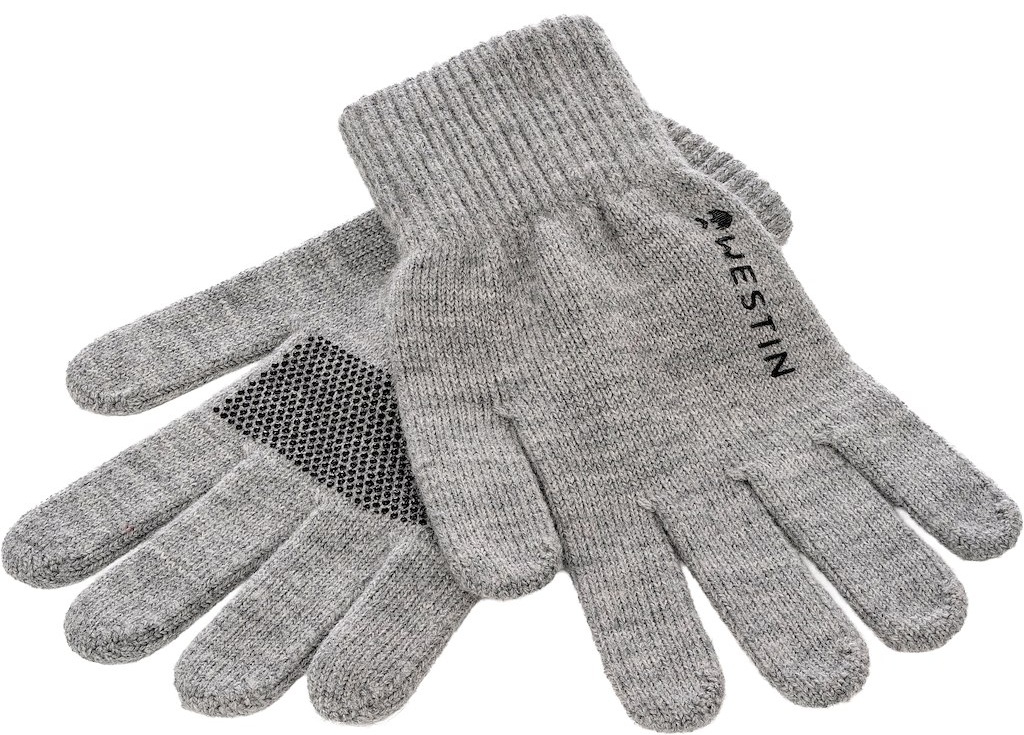 Westin rukavice merino wool gloves light grey melange - l