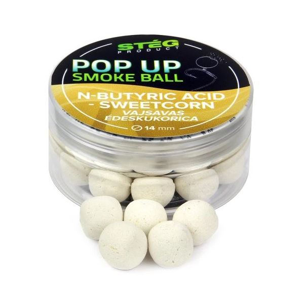 Stég Plovoucí Boilie Pop Up Smoke Ball 25 g 14 mm