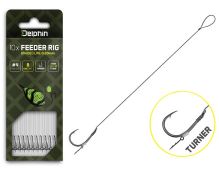 Delphin Návazec Feederový Braided Sting Turner 10 ks - Délka 8 cm Průměr 0,14 mm Háček #8