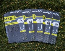 Matrix Háčky MXB-3 Barbed Spade End Black Nickel 10 ks (2)