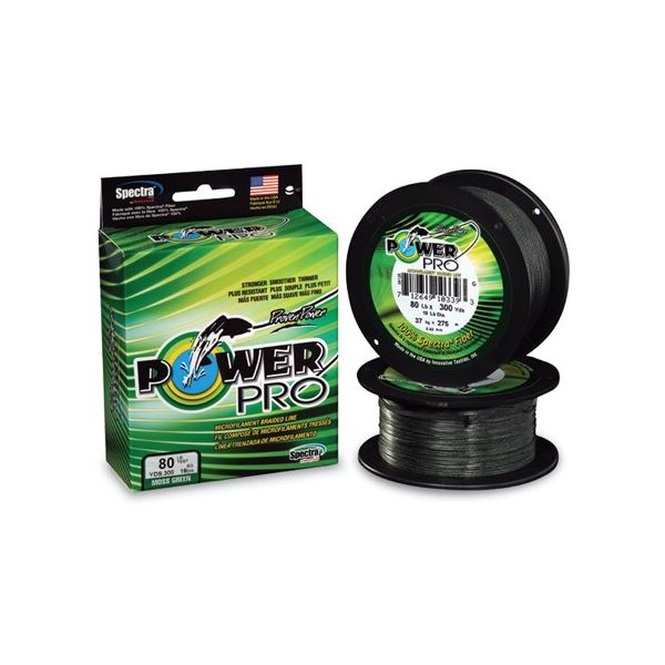 Power Pro Splétaná Šňůra Moss Green 135 m