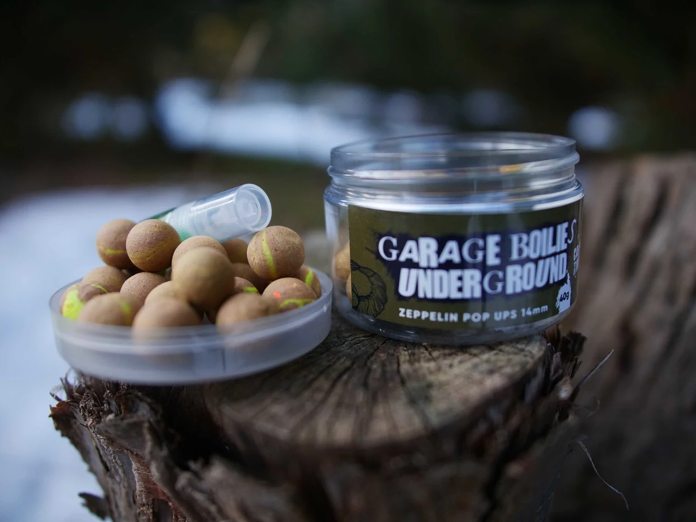 Levně G.b.u. plovoucí boilies zeppelin pop ups belachan 40 g - 14 mm
