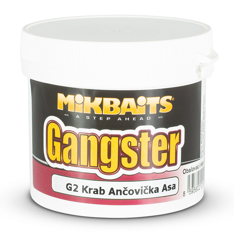 Mikbaits trvanlivé těsto gangster g2 krab&ančovička&asa 200g