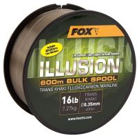 Fox Vlasec Fluorocarbon Illusion Mainline Trans Khaki 600 m-Průměr 0,35 mm / Nosnost 7,27 kg