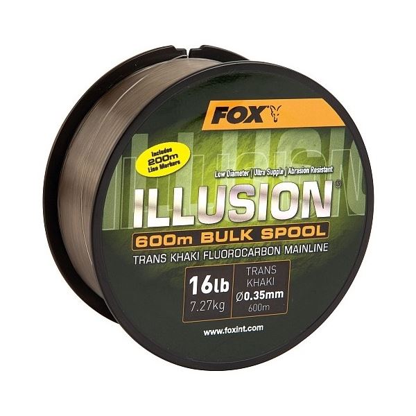 Fox Vlasec Fluorocarbon Illusion Mainline Trans Khaki 600 m