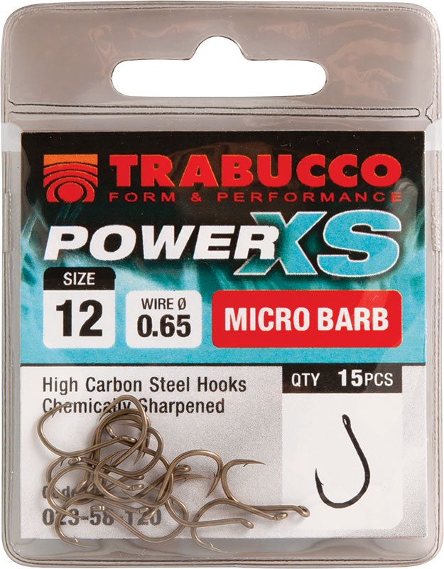 Trabucco háčky power xs 15 ks-velikost 12
