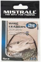 Mistrall Ocelové Lanko Wire Leaders 25 cm-7 kg