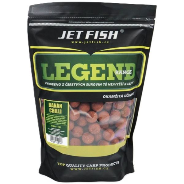 Jet Fish Boilie Legend Range Banán Chilli