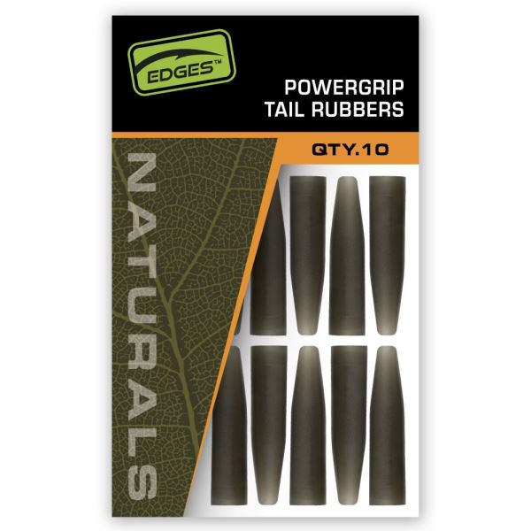 Fox Převleky Na Závěsky Edges Naturals Powergrip Tail Rubbers 10 ks