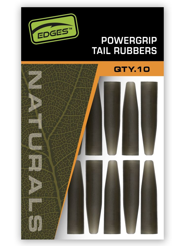 Fox převleky na závěsky edges naturals powergrip tail rubbers 10 ks