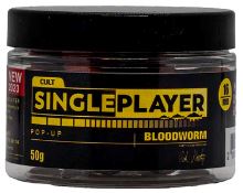 Singleplayer Plovoucí Boilies Pop-Up Boilies Bloodworm 50 g - 16 mm