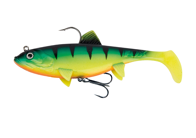 Levně Fox rage gumová nástraha replicant wobble uv firetiger - 18 cm 90 g
