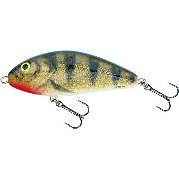 Salmo Wobler Fatso Sinking Emerald Perch 10 cm 52 g