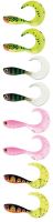 Fox Rage Gumová Nástraha UV Micro Grub Tail Mixed Colour Pack 4 cm 8 ks (1)