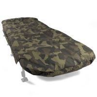 Avid Carp Lehátko Benchmark LevelTech X Bed + Spacák Ascent RS Camo XL (2)