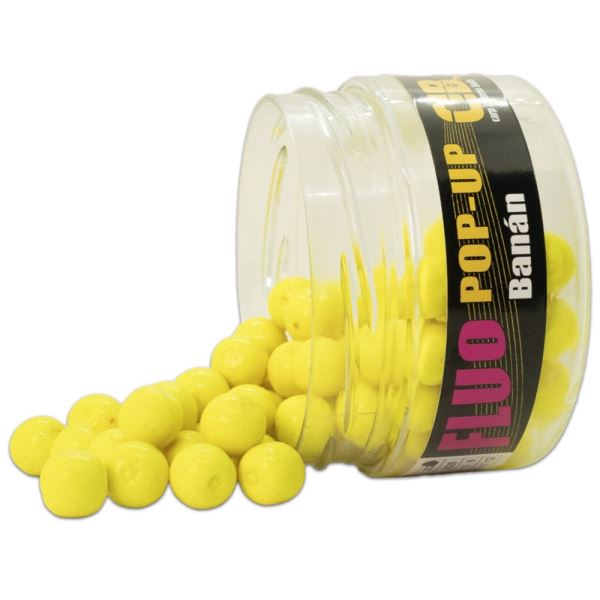 Carp Inferno Plovoucí Boilie Pop-Up Fluo Banán 200 ml 12 mm