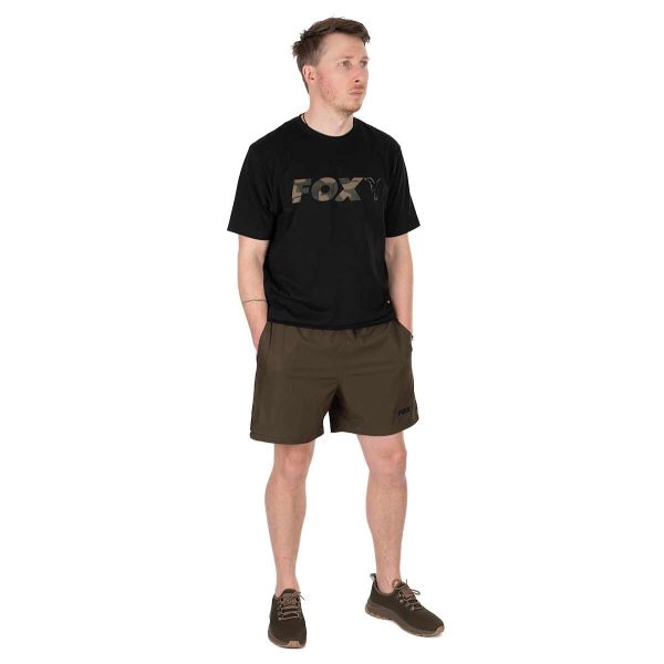 Fox Koupací Kraťasy Khaki Camo LW Swim Shorts - L