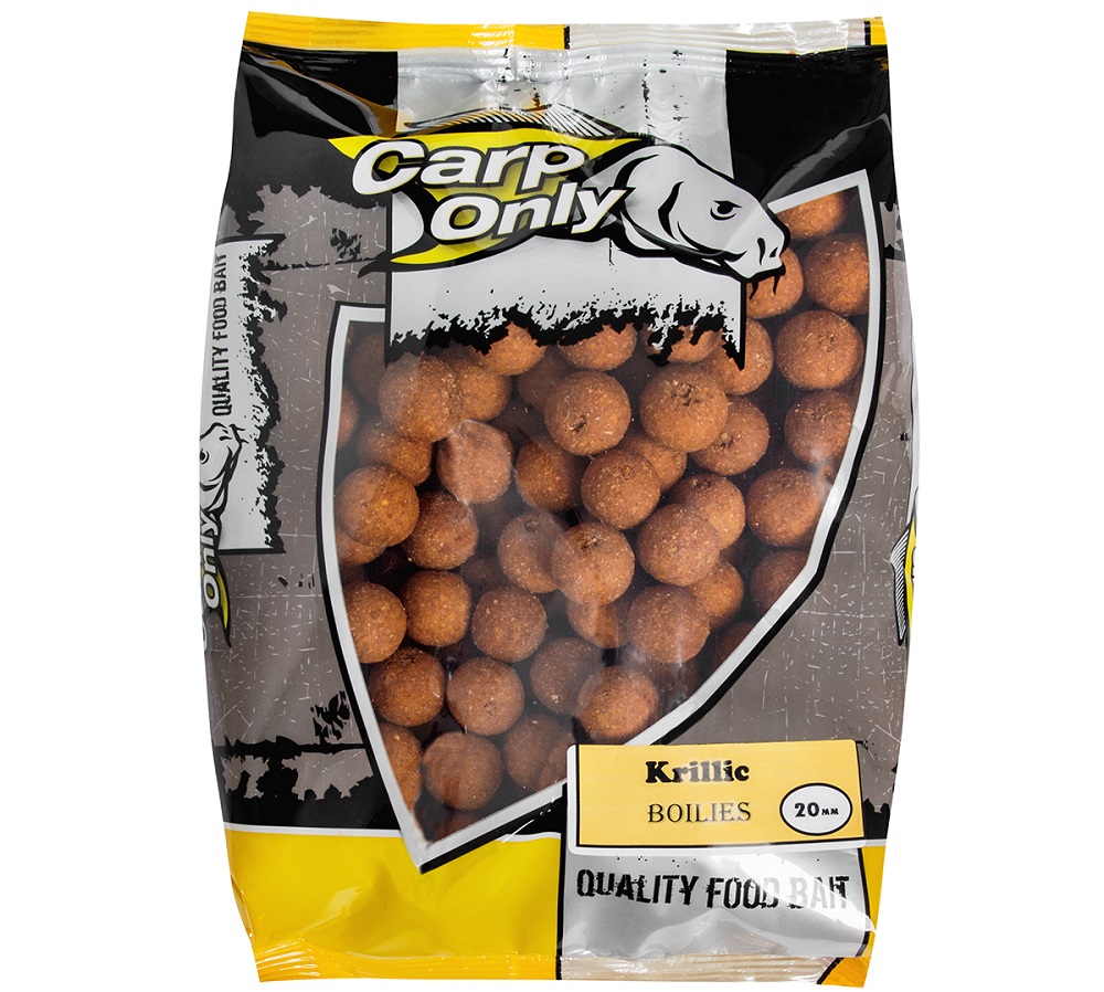 Levně Carp only boilie krillic krill & česnek 1 kg-20 mm