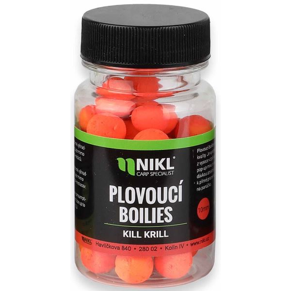 Nikl Plovoucí boilie 10 mm 20 g