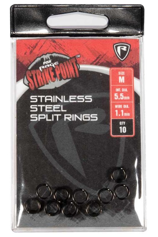 Levně Fox rage kroužky strike point stainless steel split ring - small