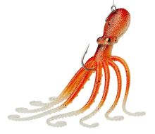 Savage Gear Gumová Nástraha 3D Octopus Orange Glow UV (1)