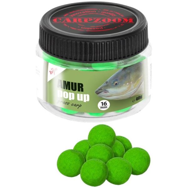 Carp Zoom Plovoucí Boilie Amur Grass Carp Pop Up 16 mm 40 g