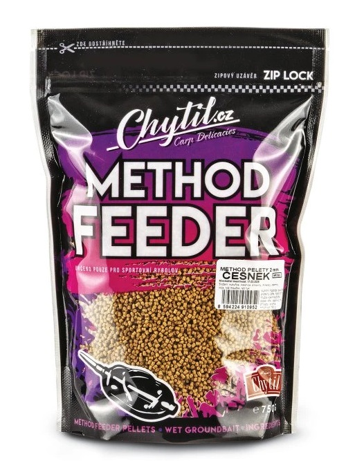 Chytil method feeder pelety 2 mm 750 g - česnek