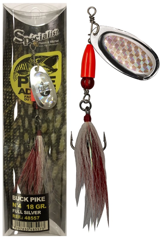 Pezon&michel třpytka buck pike full silver - 20 g