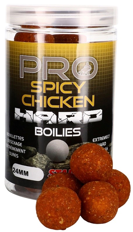 schrobben Specificiteit Hulpeloosheid Starbaits Boilie Pro Spicy Chicken Hard 200 g - 24 mm