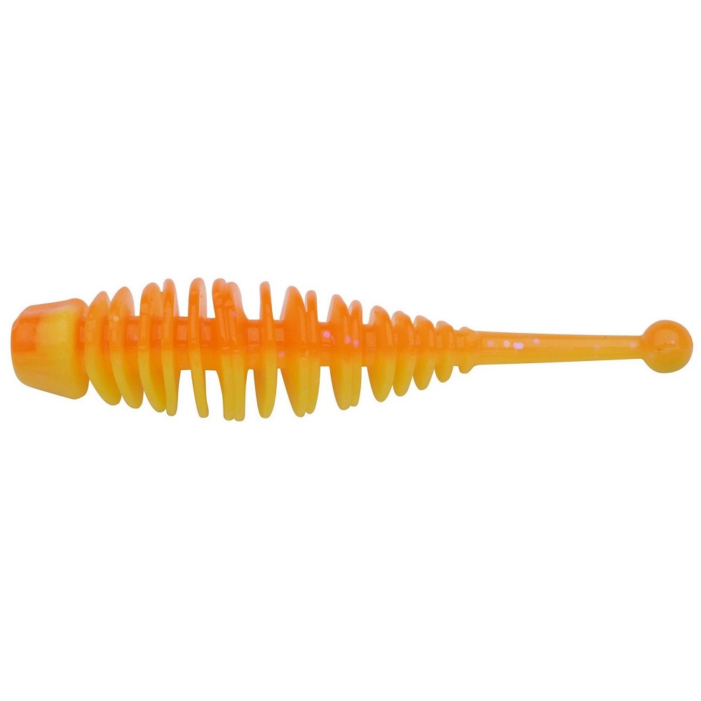 Levně Berkley gumová nástraha powerbait power naiad fluo orange sunshine yellow - 3 cm 12 ks