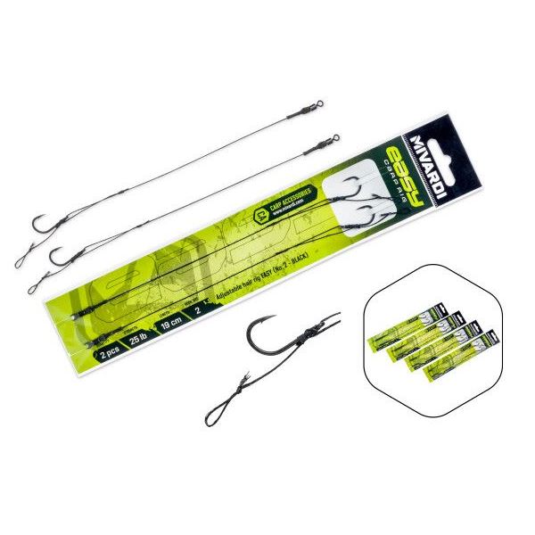Mivardi návazec adjustable hair rig easy 2 kusy 25 lb