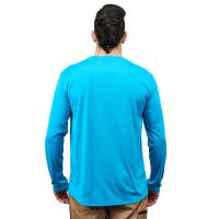 Grundéns Funkční UV Triko Tough Sun Crew Azure - XXL (4)