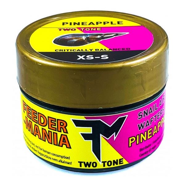 Feedermania Two Tone Snail Air Wafters 18 ks XS-S - Pineapple